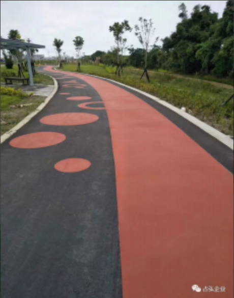沥青路面改色